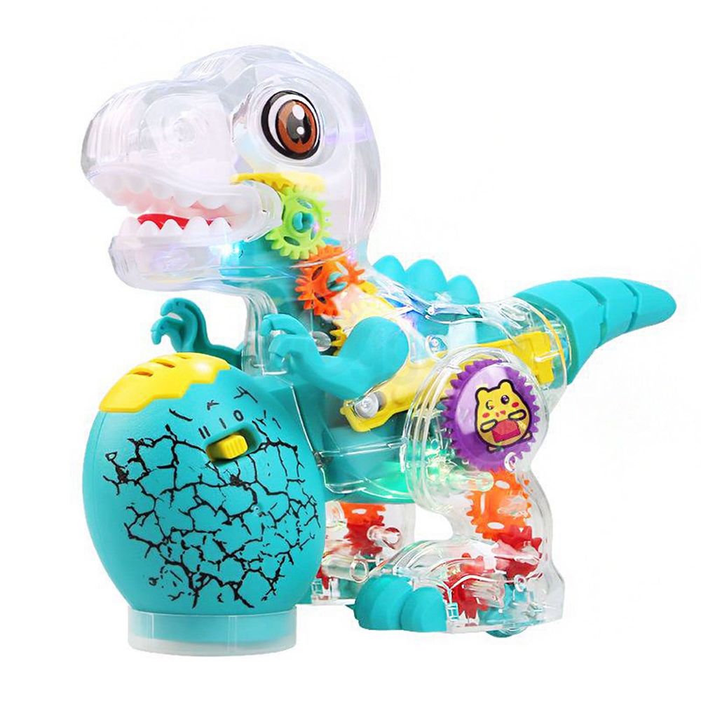 3D Transparent Gear Dinosaur with Sound and Light Toy for Boys and Girls,Kids Toys,Kids Sound Toy,Toys for Kids Ages 3+  