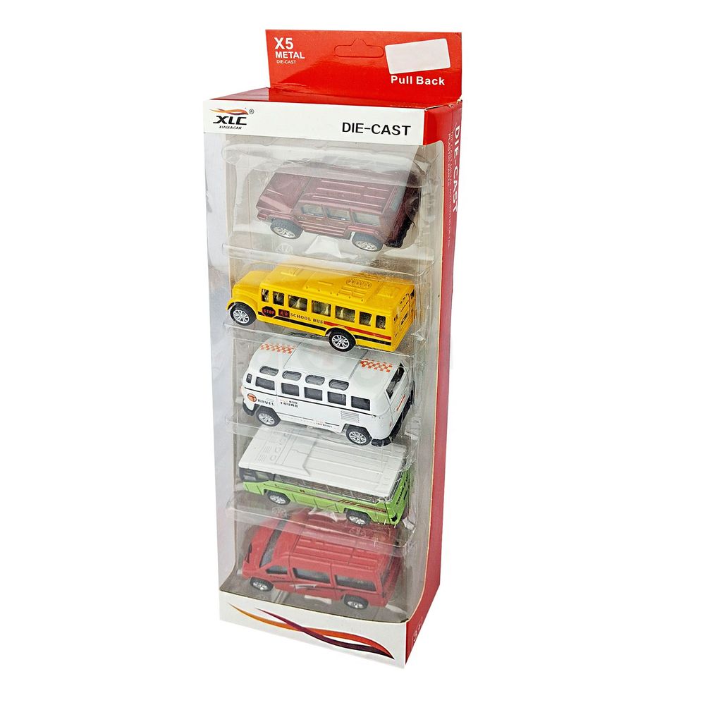 Die-Cast Metal Xiaola Car 5 Pcs Set Ages 3+  