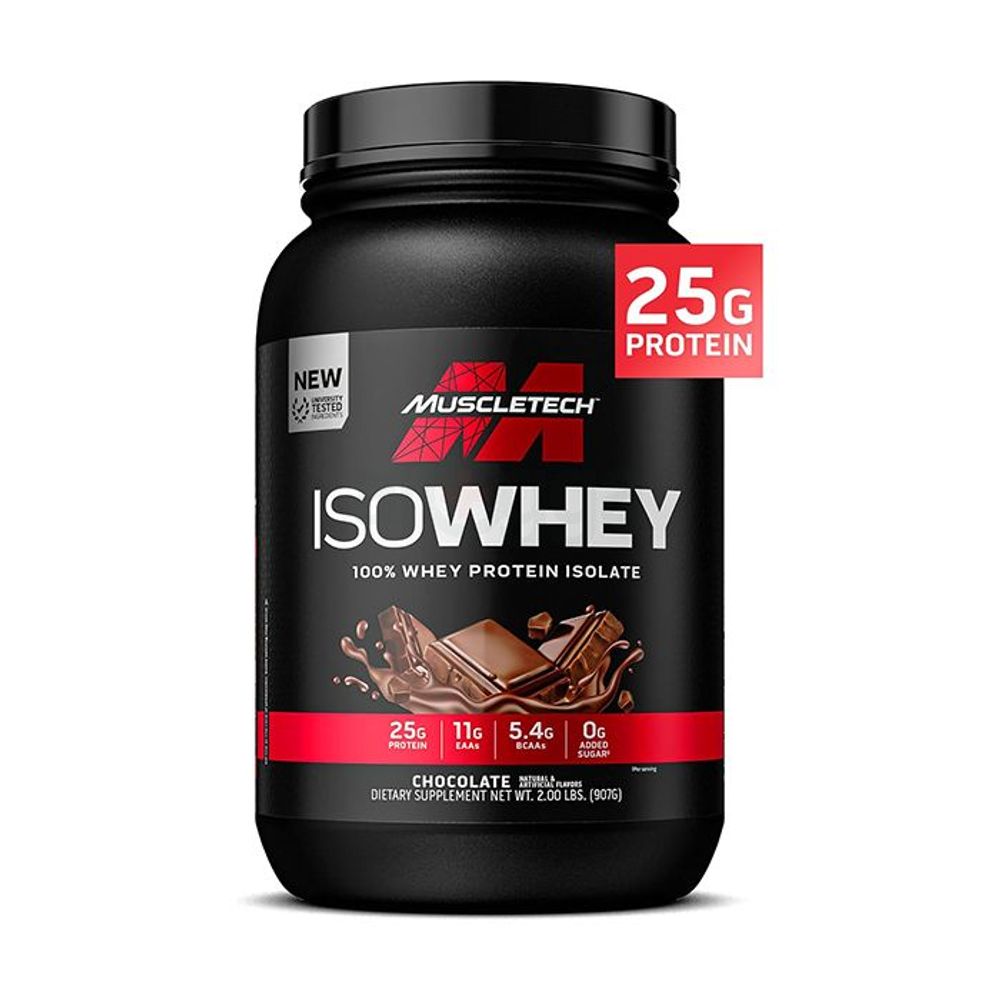 Muscletech ISOWHEY 100% Whey Protein Isolate, Chocolate, 2lbs  