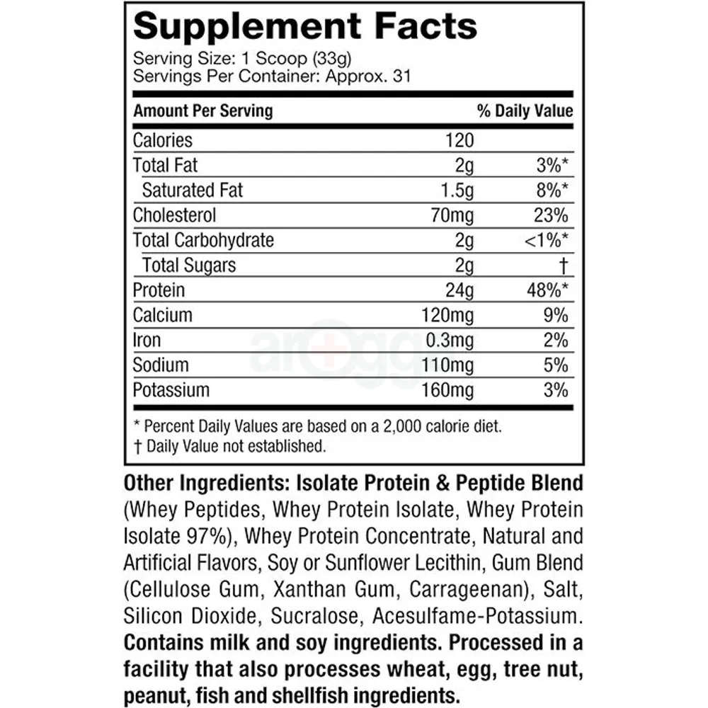 Muscletech Nitrotech 100% Whey Gold, French Vanilla Cream, 2 Lbs  