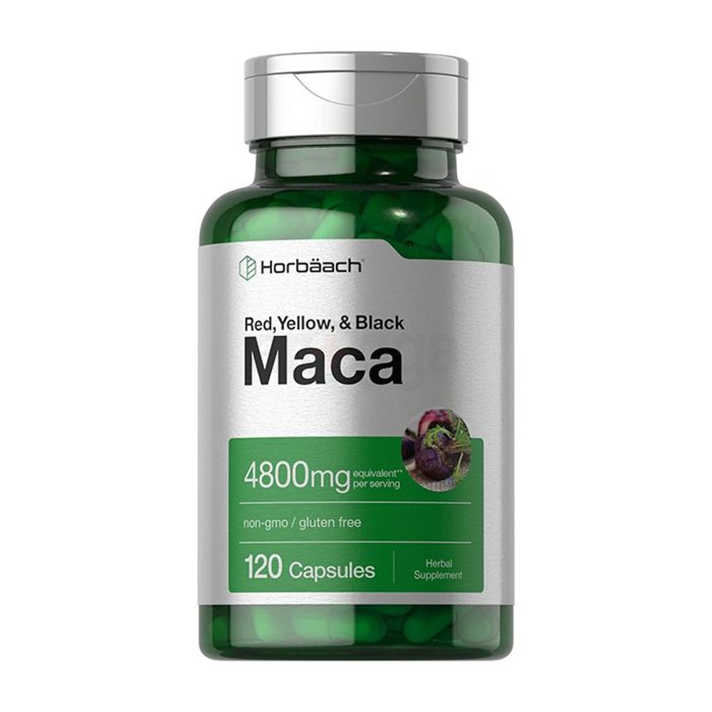 Horbaach Maca Root Capsules for Men and Women  