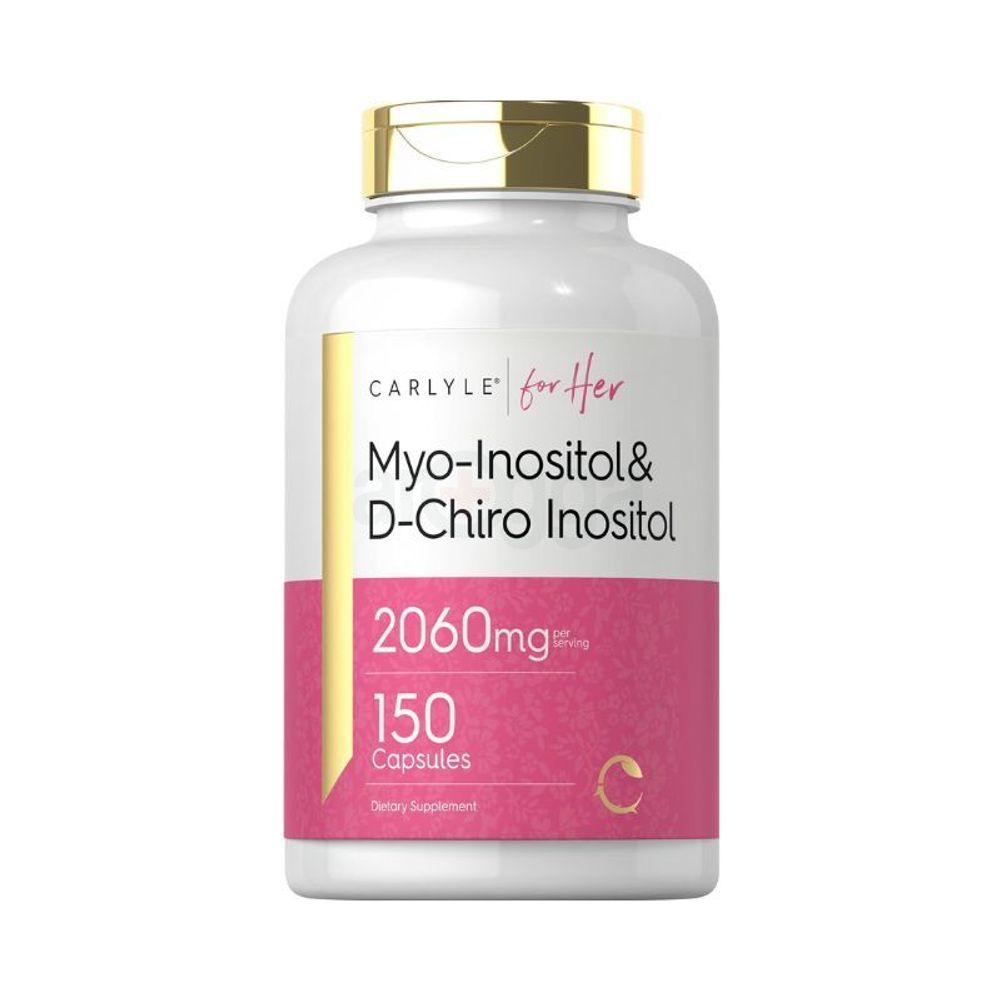 CARLYLE Myo-Inositol & D-Chiro Inositol - 2060mg - 150 Capsules  