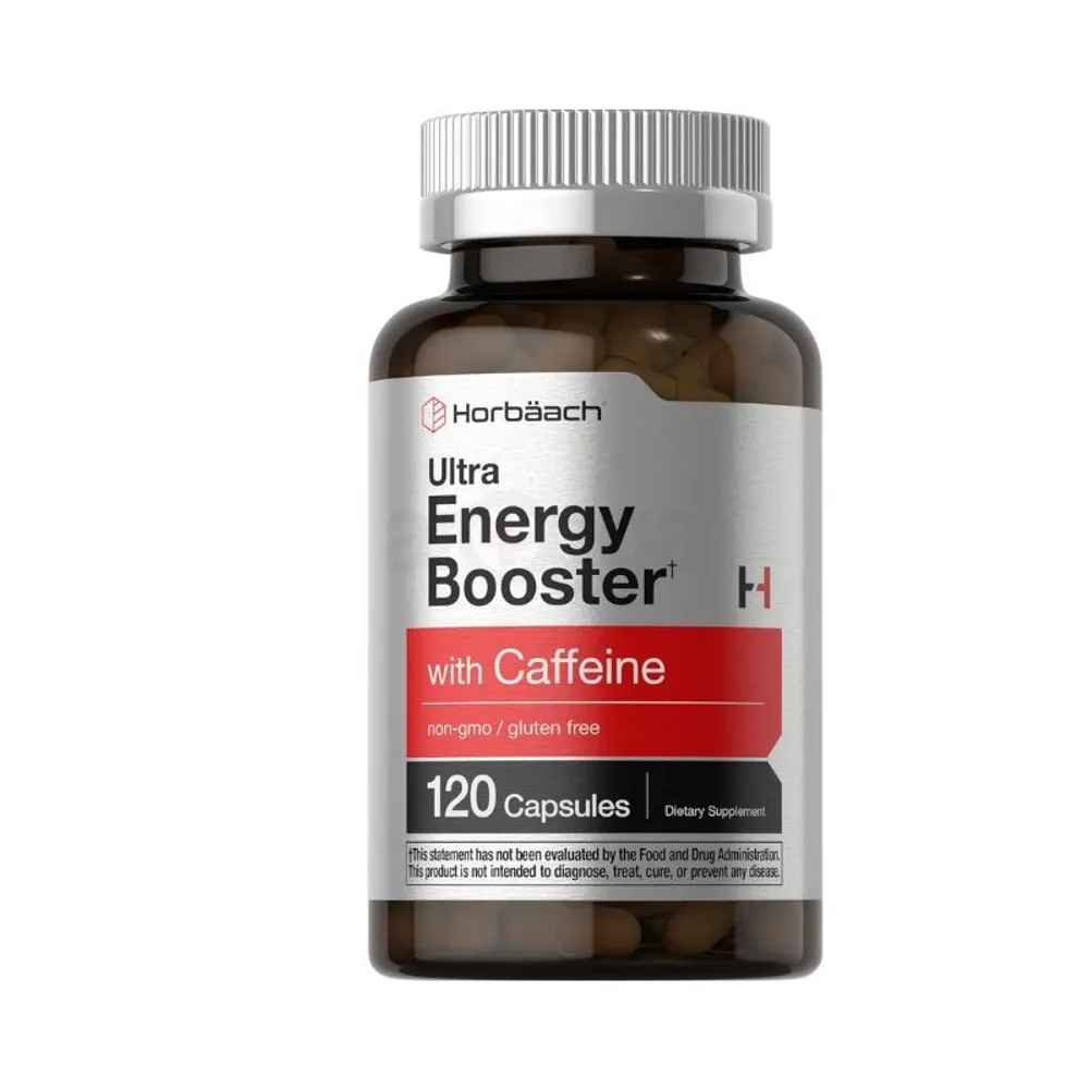 Horbäach Ultra Booster Energy With Caffeine - 120 Capsules  