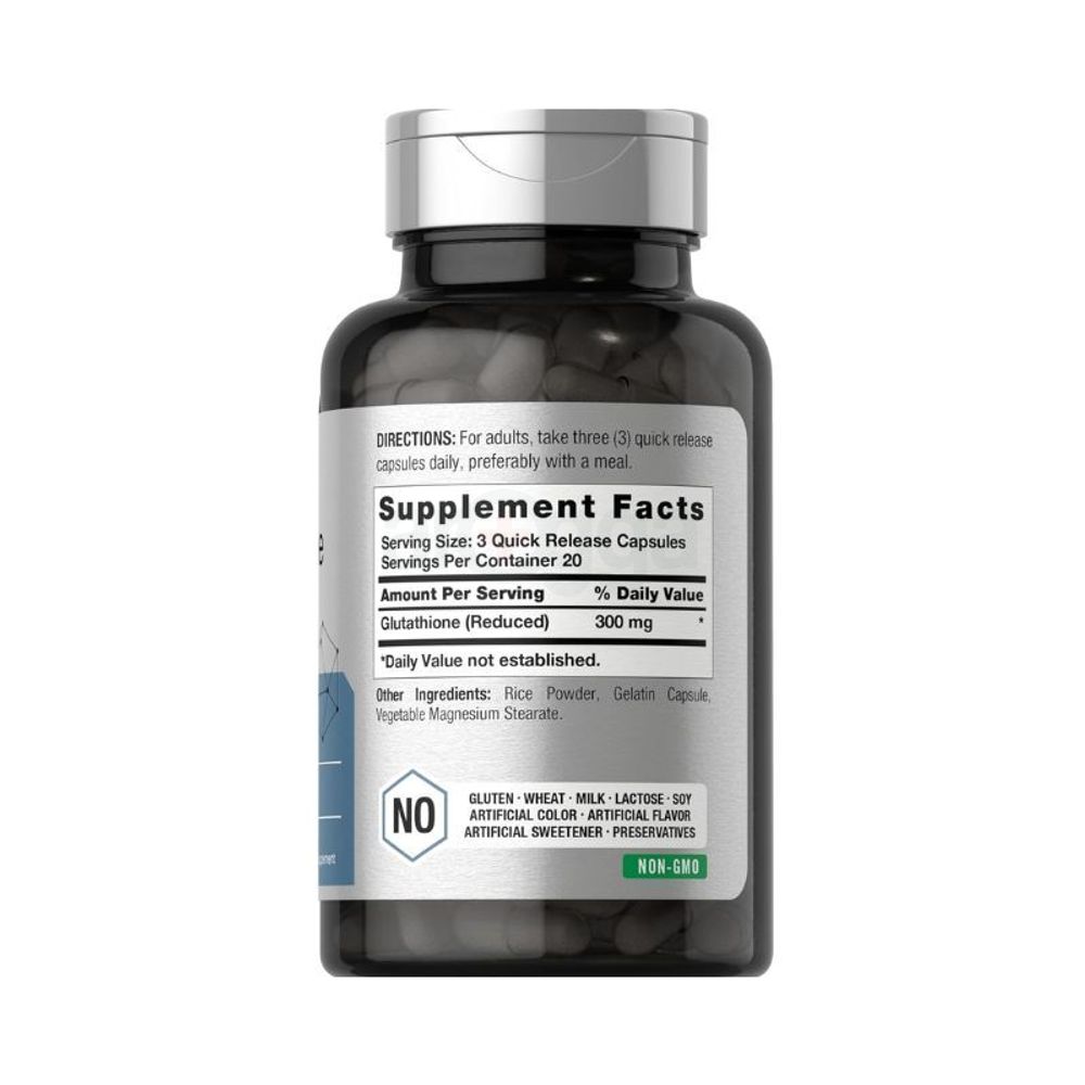 Horbäach Glutathione - 300mg - 60 Capsules  