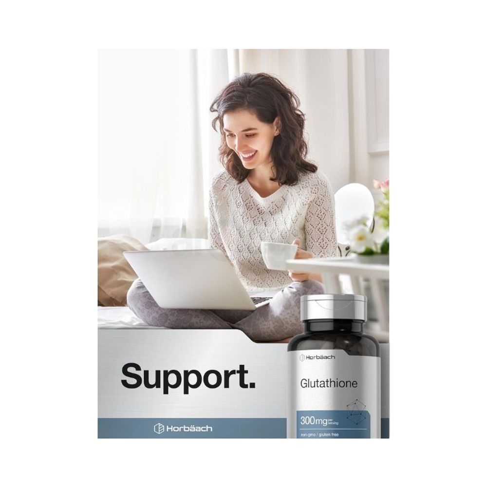 Horbäach Glutathione - 300mg - 60 Capsules  