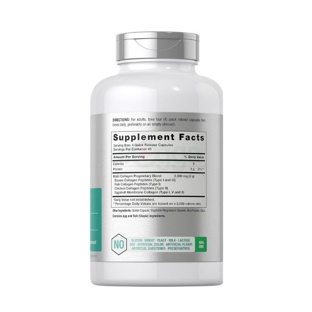 Horbäach Multi Collagen Protein - 180 Capsules  