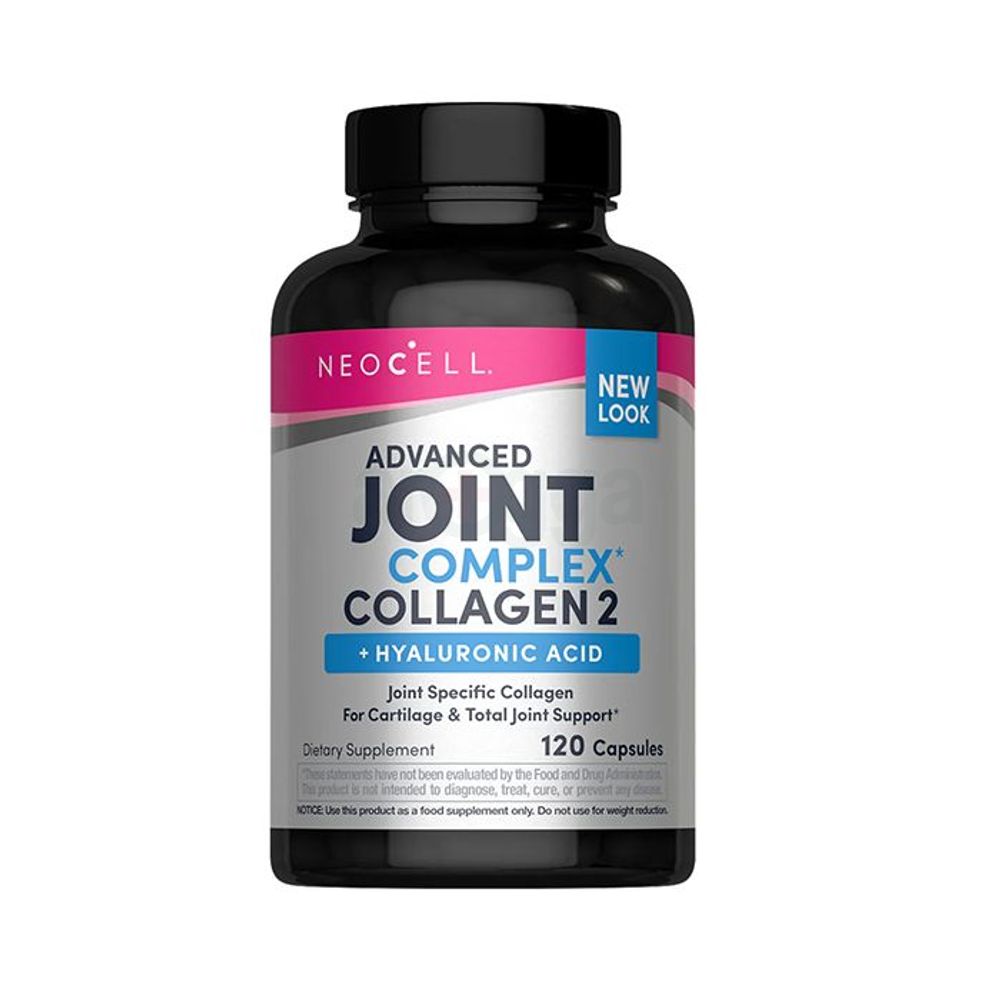 Neocell Advanced Joint Complex Collagen 2 + Hyaluronic Acid - 120 Capsules  
