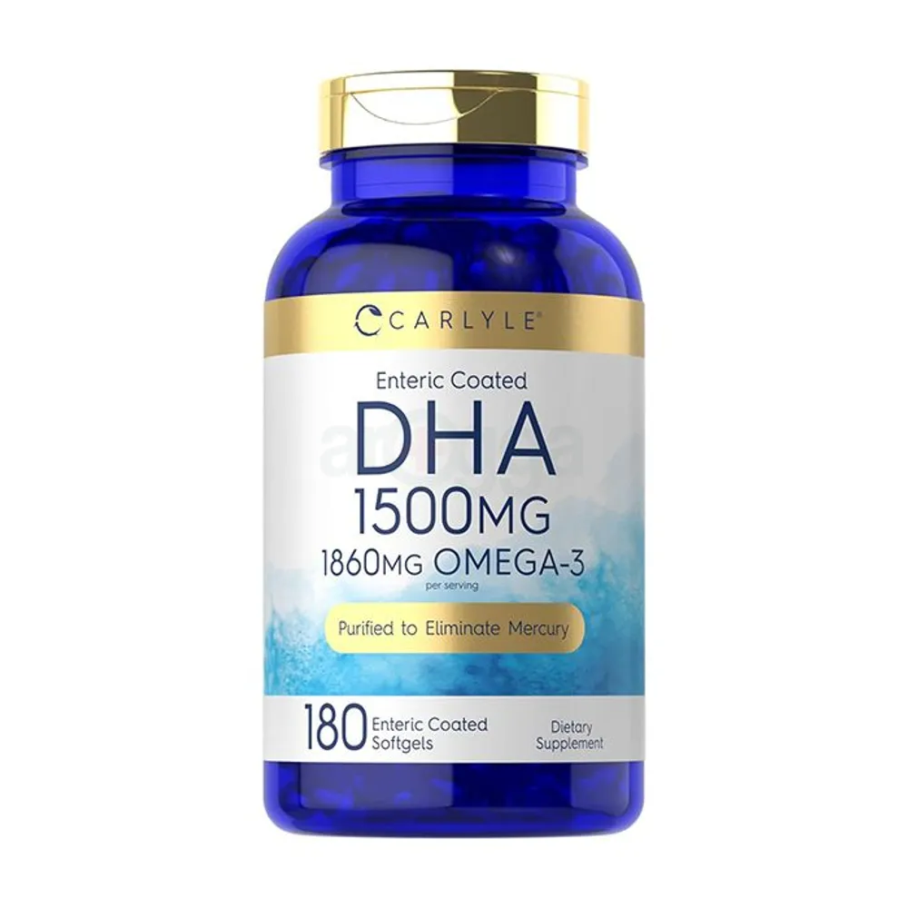 Carlyle DHA - 1500mg - 180 Enteric Coated Softgels  