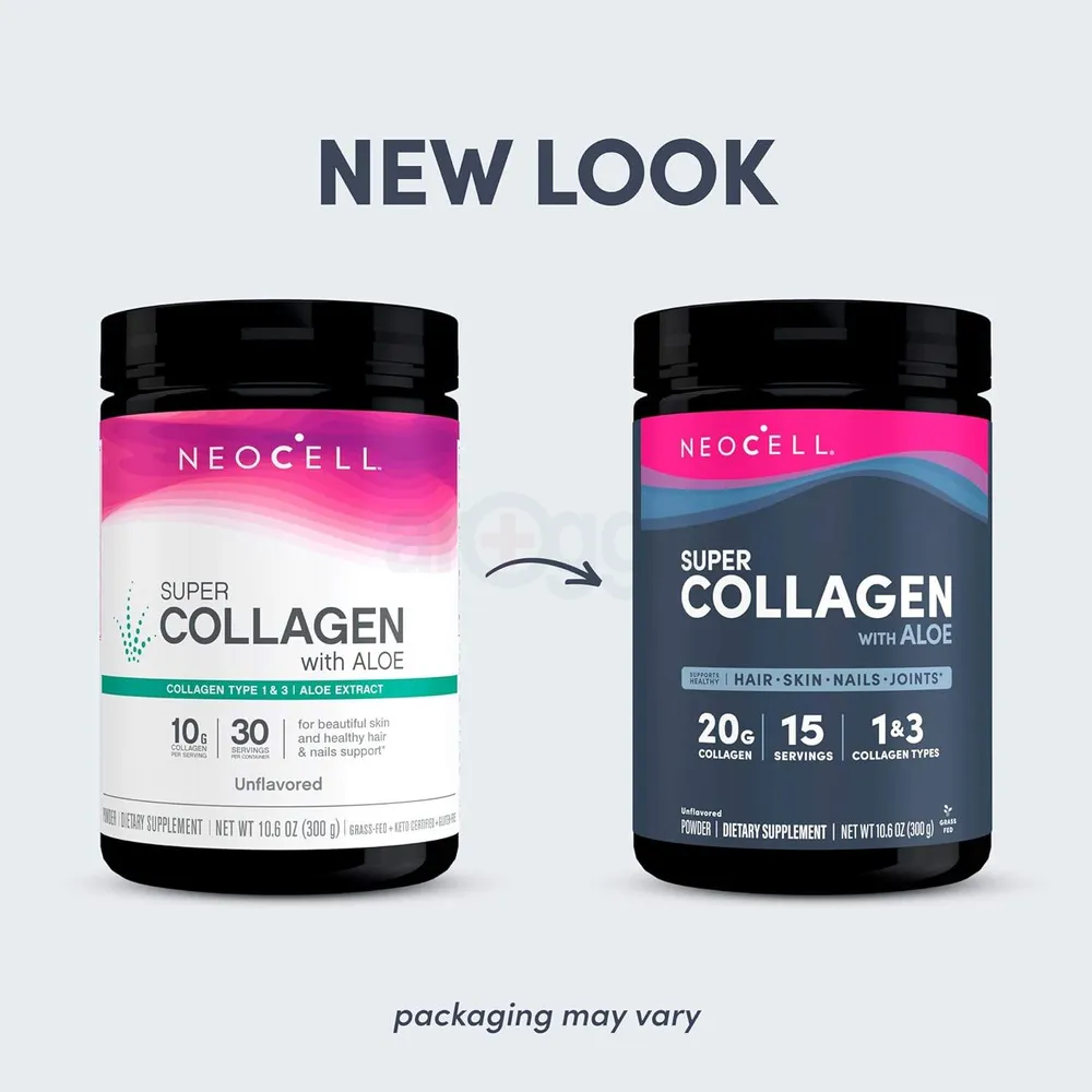 NeoCell Super Collagen with Aloe - 20g - 300g Powder  