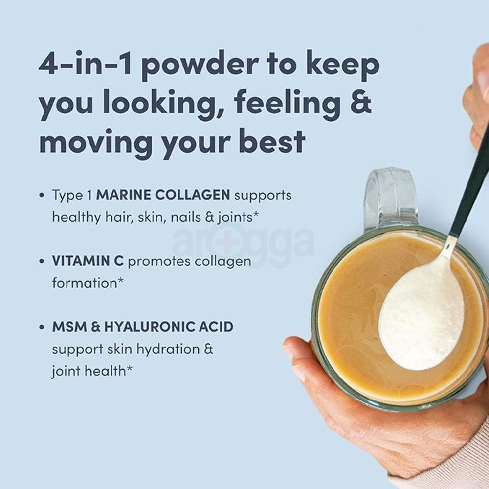 NeoCell Marine Collagen with Hyaluronic Acid, MSM & Vitamin C - 8g - 200g Powder - 20 Servings  