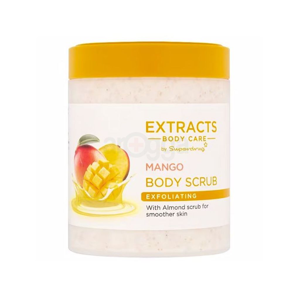 Superdrug Extracts Mango Exfoliating Body Scrub with Almond Scrub  