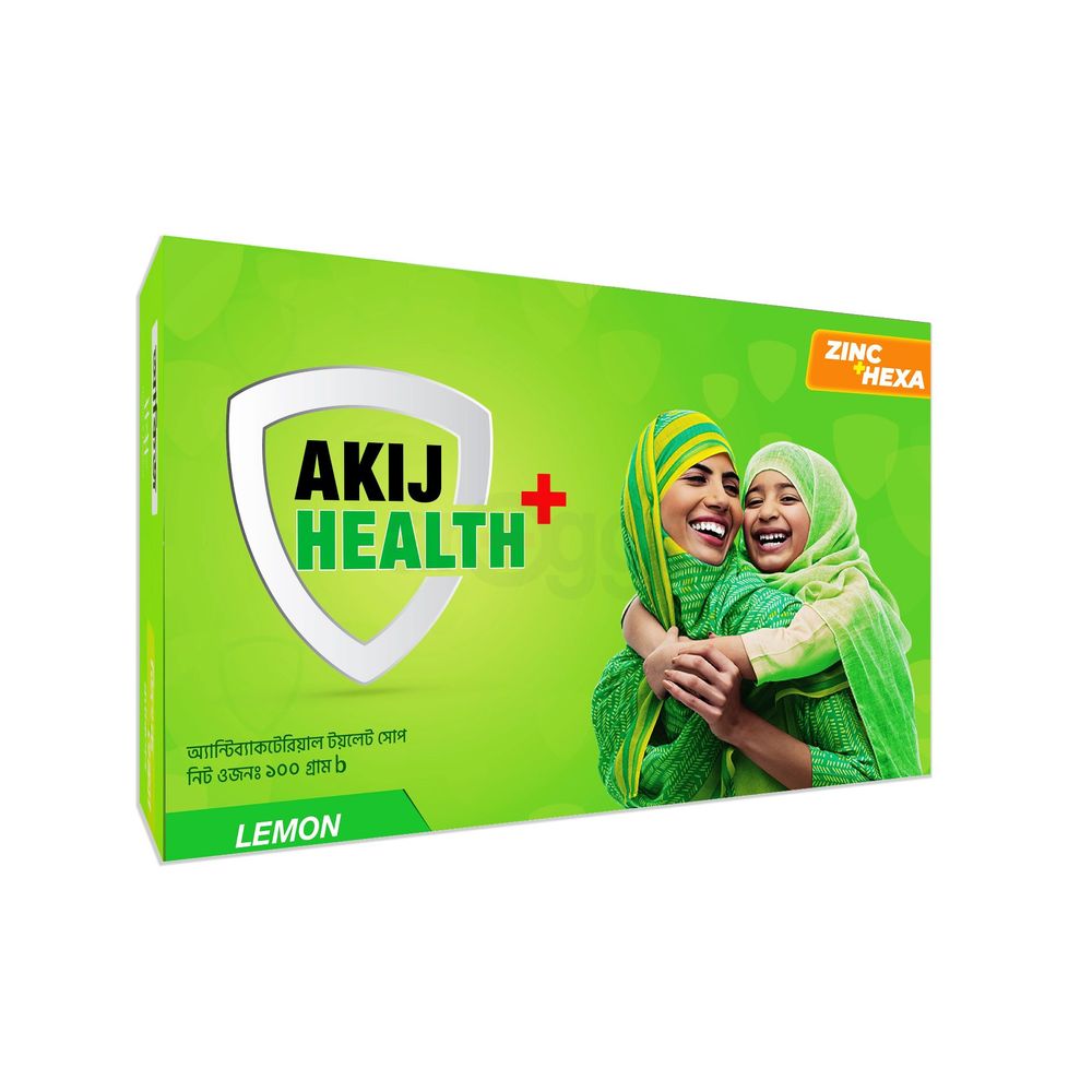 Akij Health + Soap Lemon 100g   