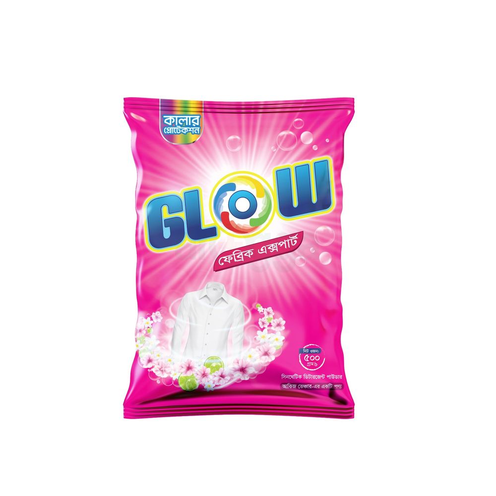 Akij Glow Fabric Expert Detergent Powder 500g  