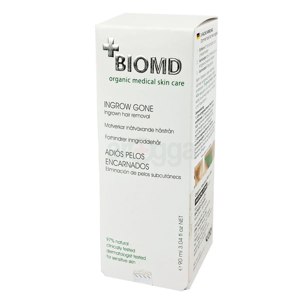 Biomd Organic Medical Skin Care Ingrow Gone Ingrown Hair Removal 90ml  