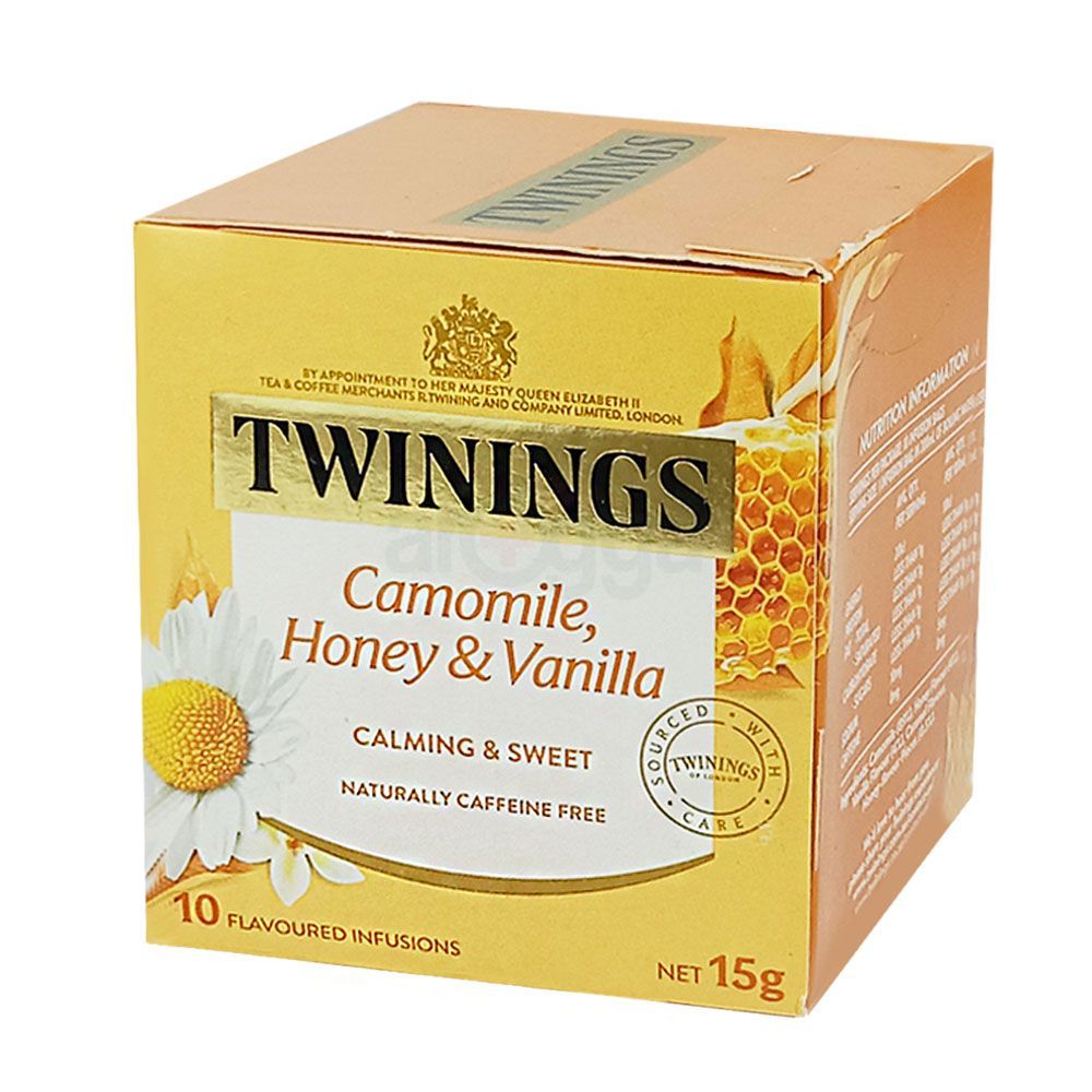 Twinings of London Camomile, Honey & Vanilla Calming & Sweet Tea 10's Bag Pack 15g  