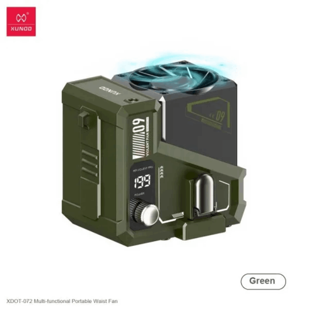 XUNDD XDOT-072 Multi-Function Portable Waist Fan 4000mAh  