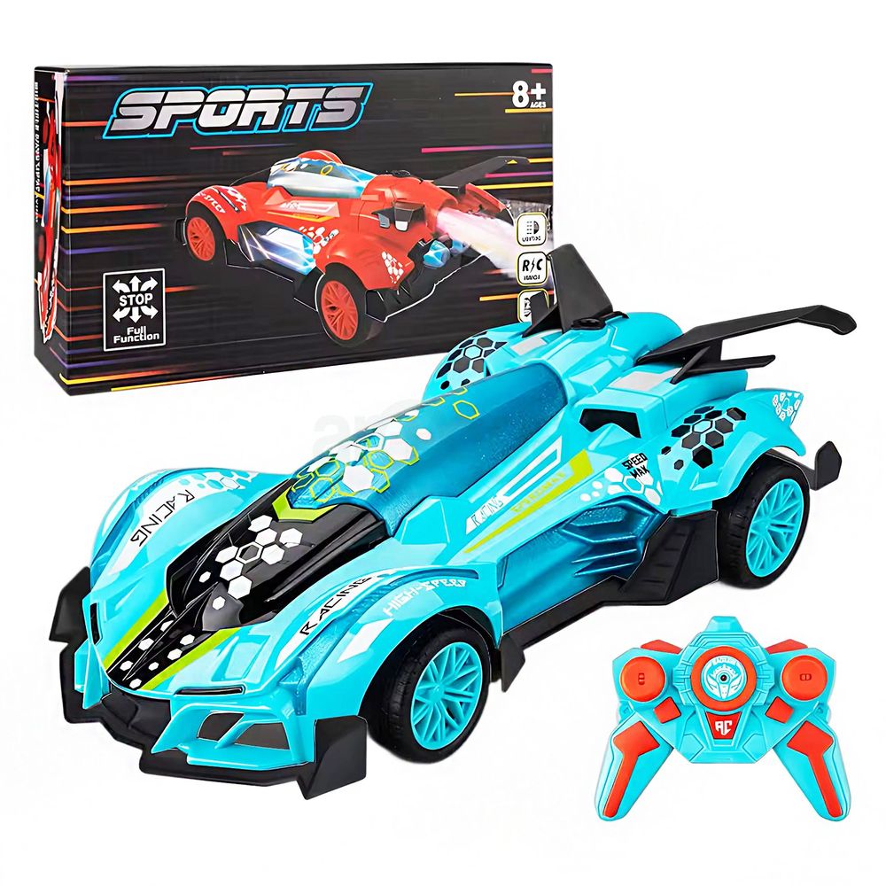 KE Shuo Toys Flyby Spray Racing Car Remote Control Rechargeable  