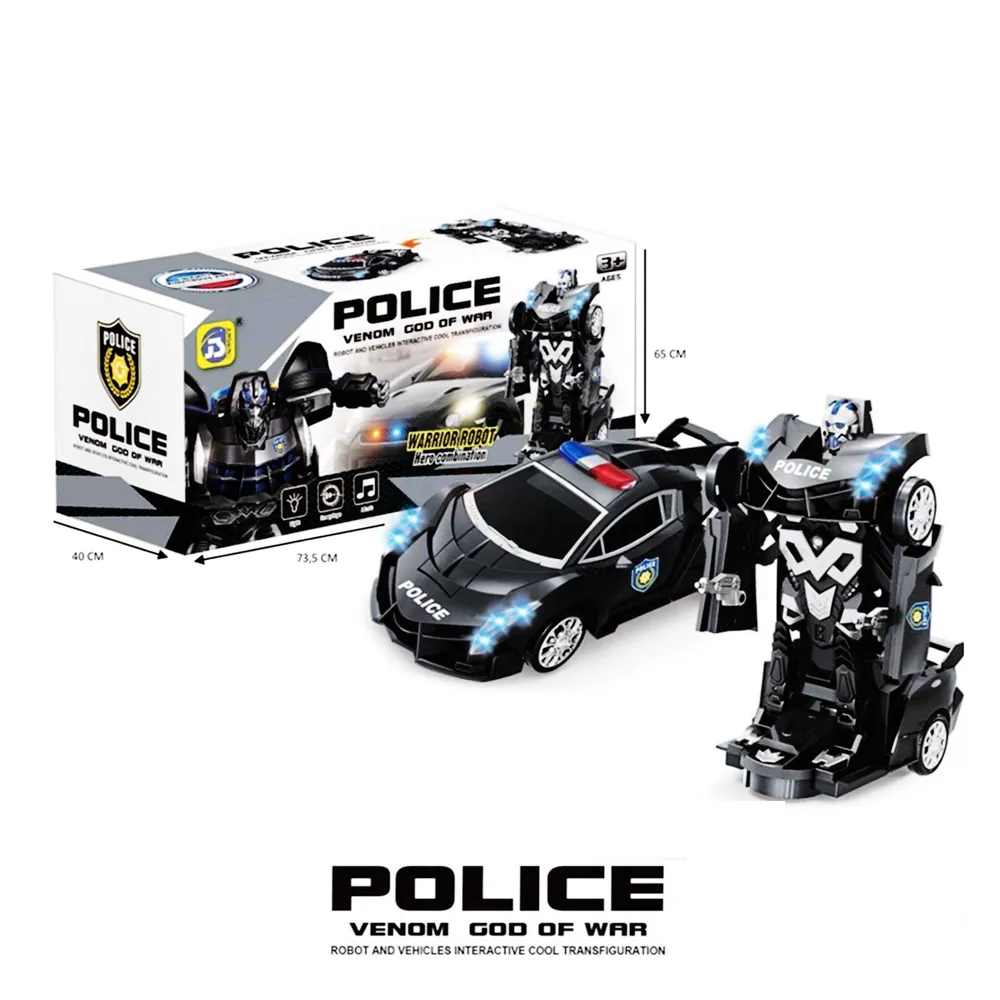 Police Venom God Of War Robot And Vehicle Interactive Cool Transfiguration  