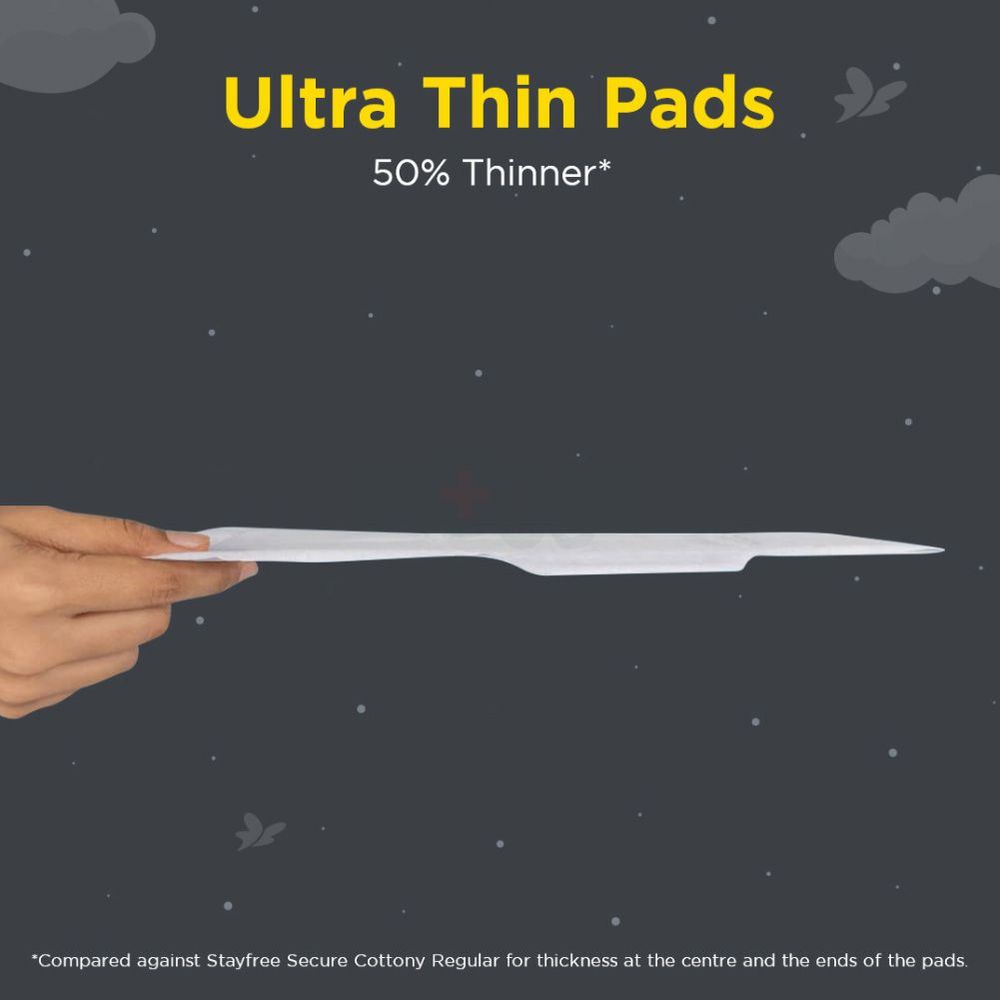 Stayfree Advanced All Nights Ultra-Soft XXL Sanitary Napkins with Wings - 7 Pads  