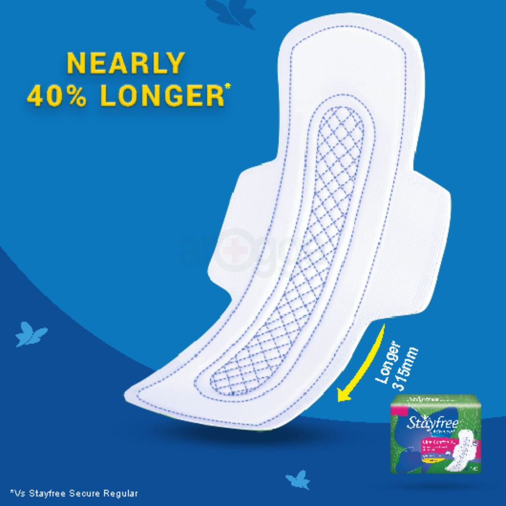 Stayfree Advanced Ultra Comfort XL Sanitary Napkins with Wings - 7 Pads  