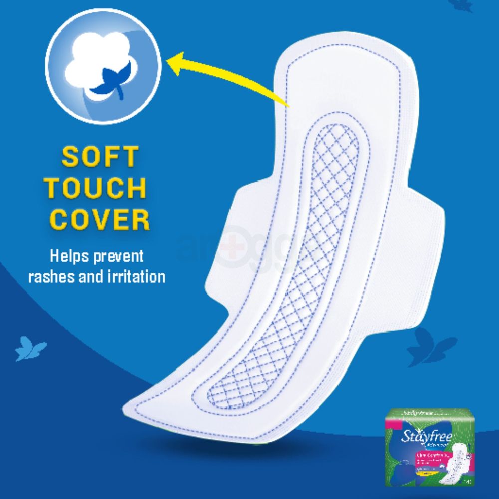 Stayfree Advanced Ultra Comfort XL Sanitary Napkins with Wings - 7 Pads  