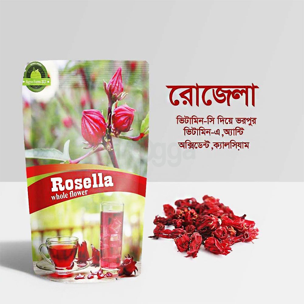 Agrofarmbd Rosella Whole Flower 50g  