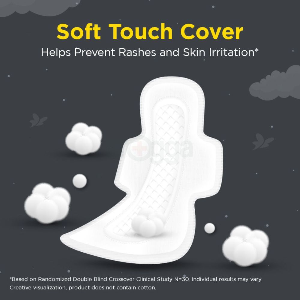 Stayfree Advanced All Nights Ultra Soft XXL Sanitary Napkins with Wings - 28 Pads  