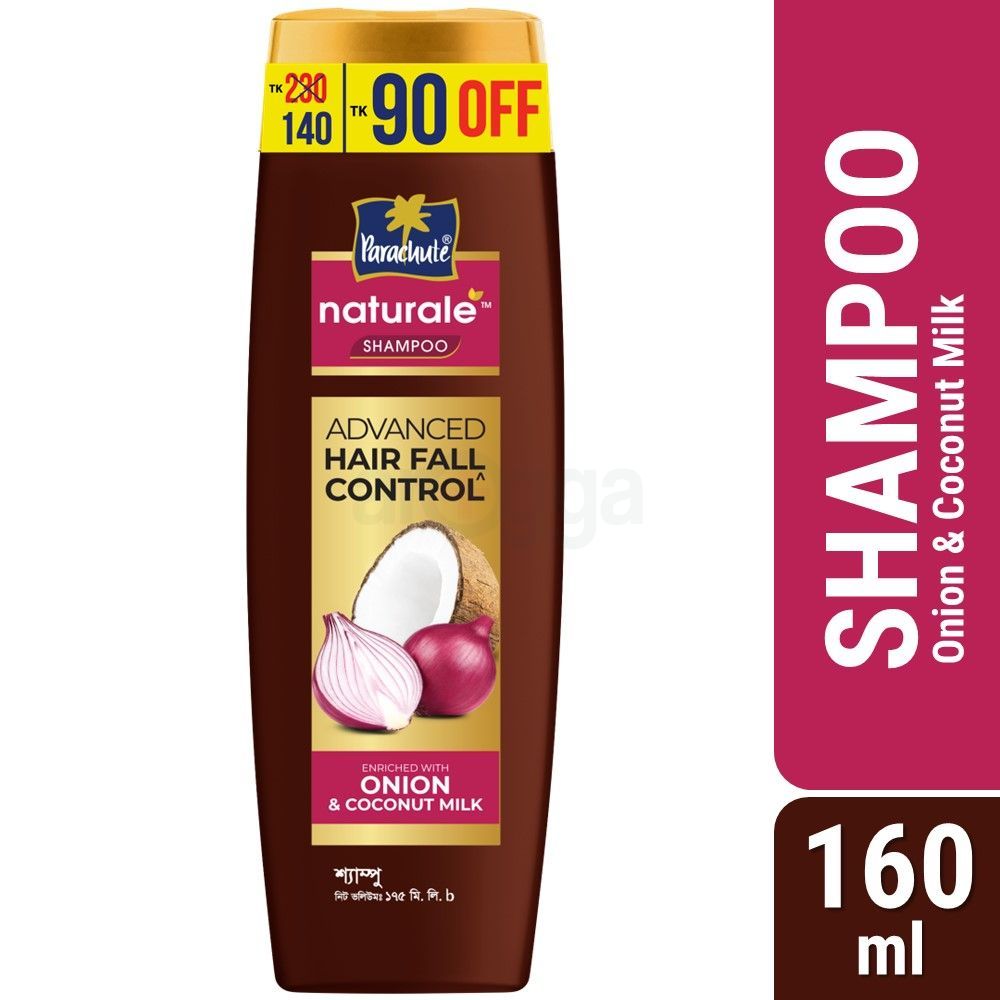 Parachute Naturale Shampoo Onion Advanced Hair Fall Control 160ml  