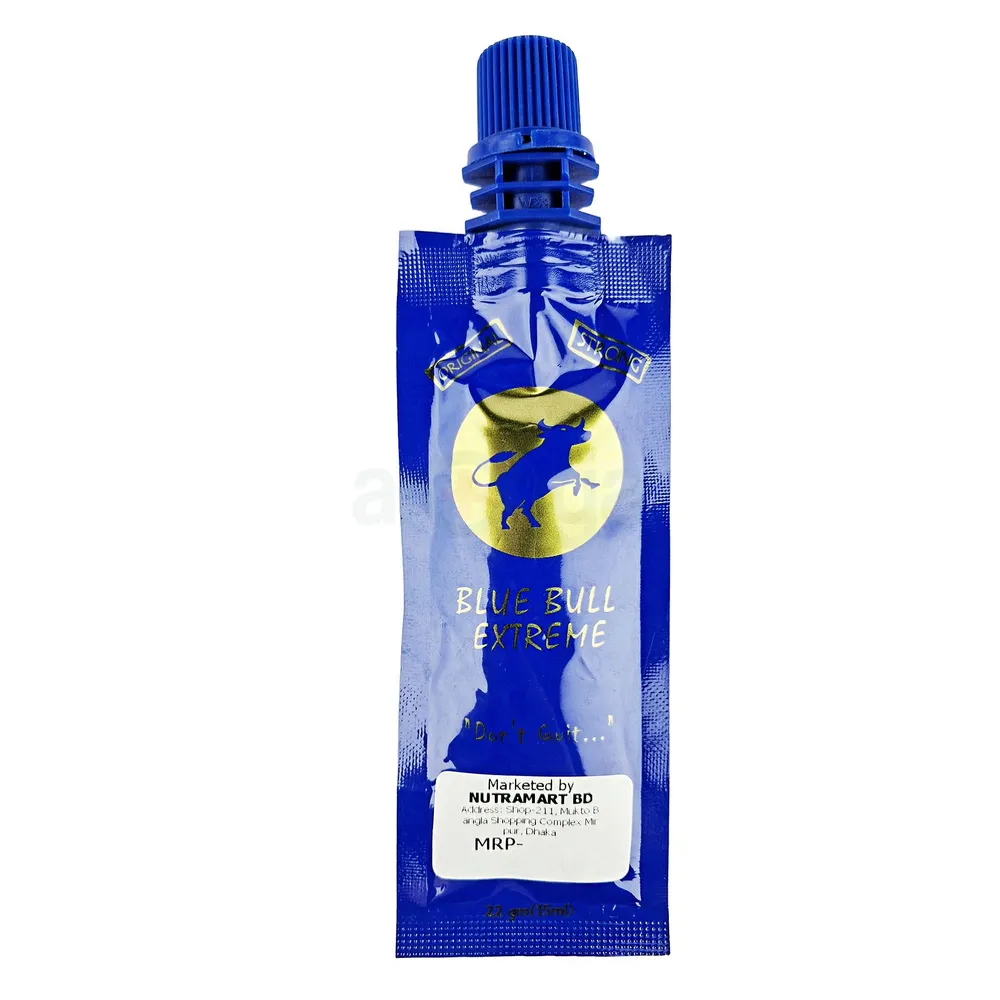 Blue Bull Extreme Don't Quit Male Enhancement Supplement Honey Tube  
