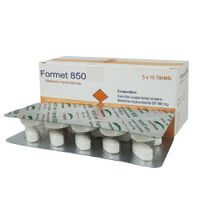 Formet 850mg Tablet