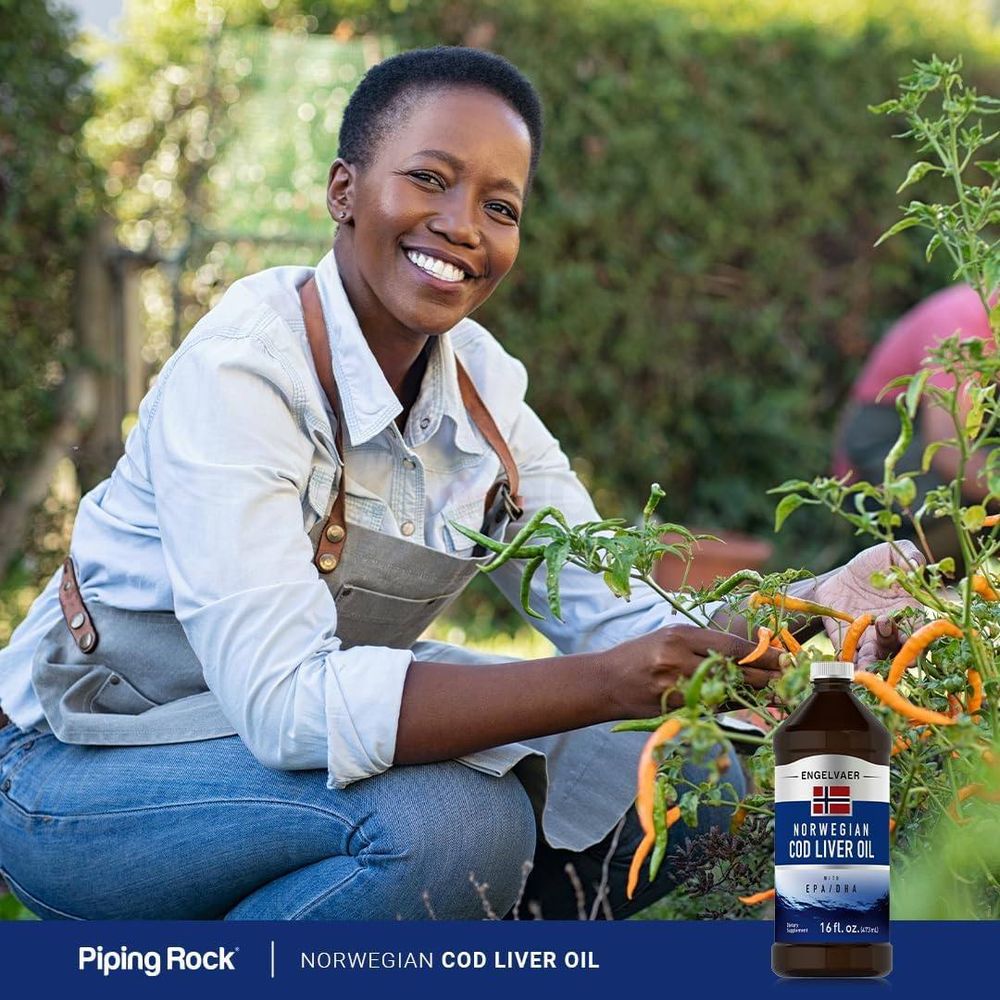 Engelvaer Norwegian Cod Liver Oil EPA DHA 473ml  