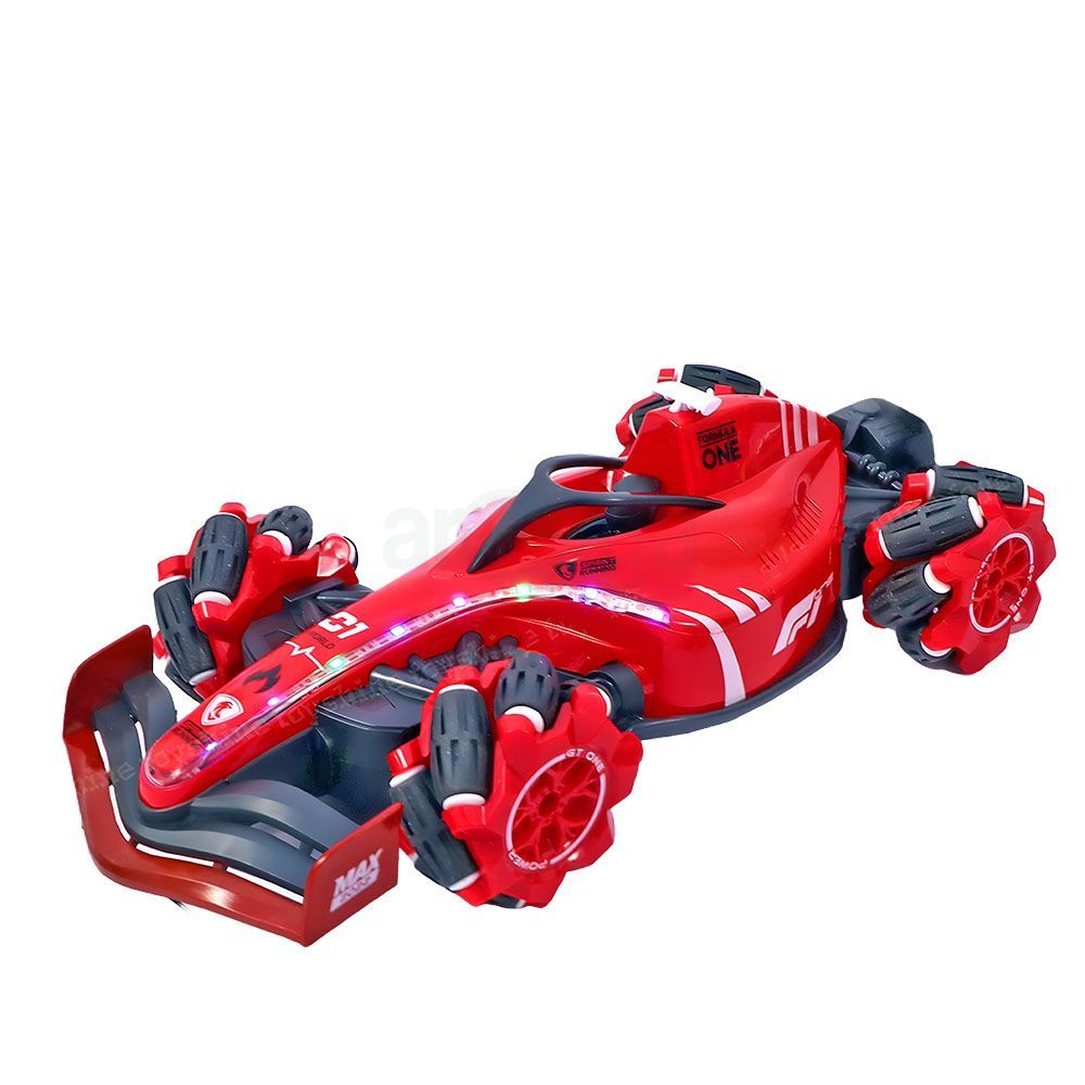 F1 Racing Remote Control Stunt Car 2.4GHz Rubber Tires  