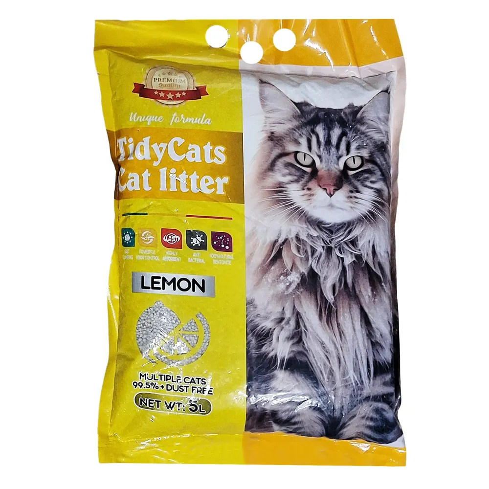 Tidycats Premimu Bentonite Cat Litter Lemon 5L  