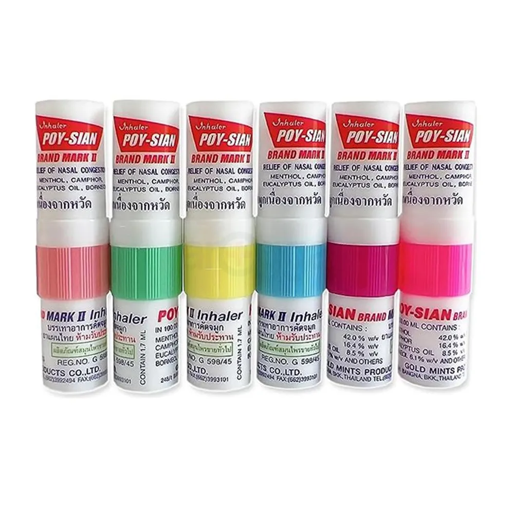 Poy Sian Menthol Aromatherapy Nasal Inhaler - 1pc  