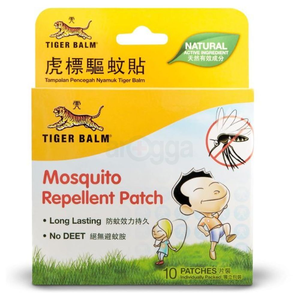 Tiger Mosquito Repellent Balm 10 Patches  