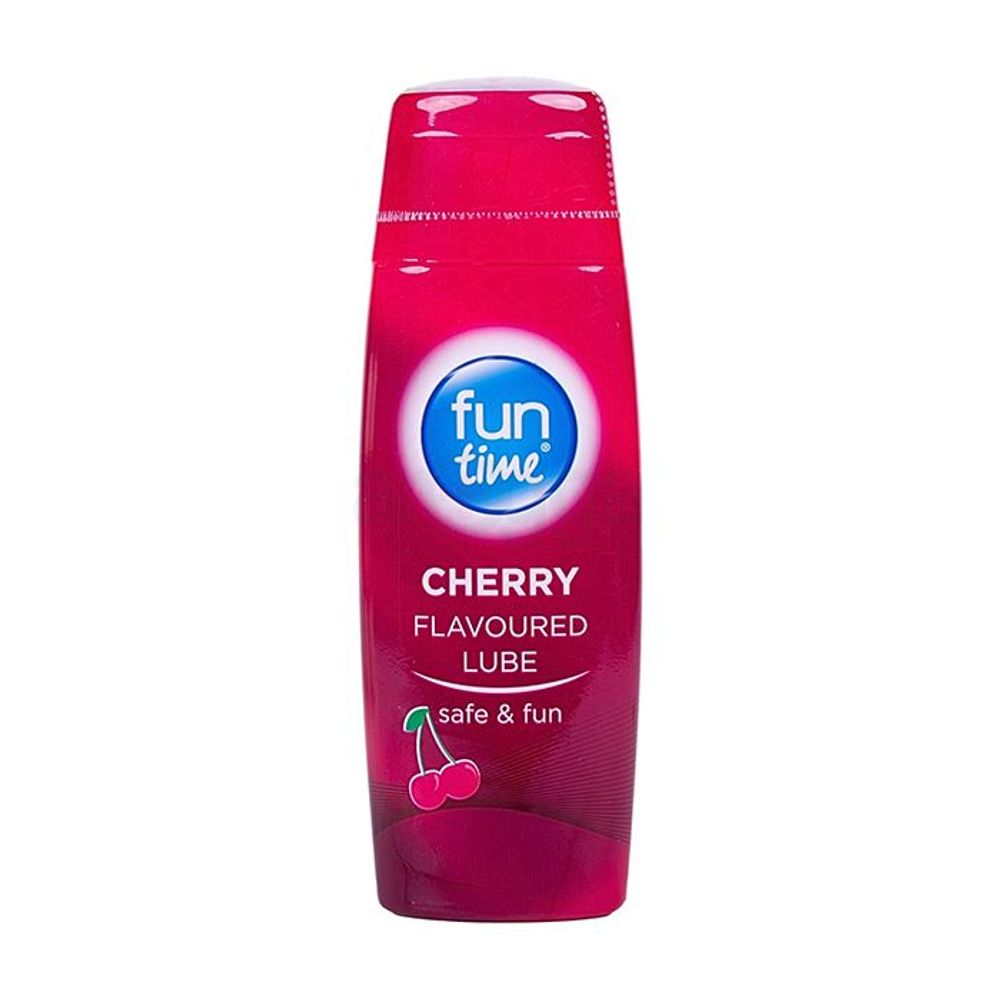Fun Time Cherry Flavoured Lube Safe & Fun 75ml  