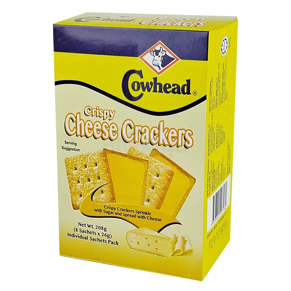 Cowhead Crispy Cheese Crackers 208gm  