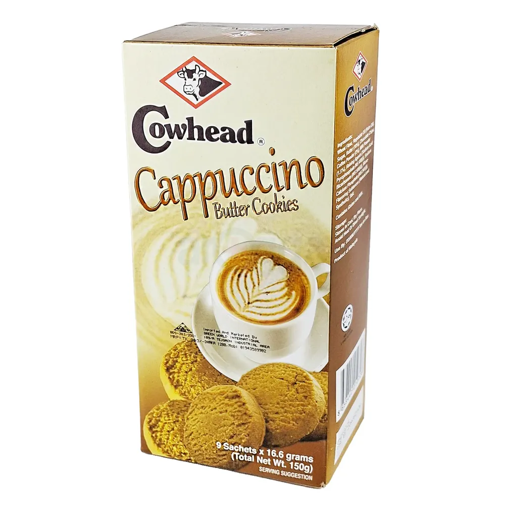 Cowhead Cappuccino Butter Cookies 150gm  