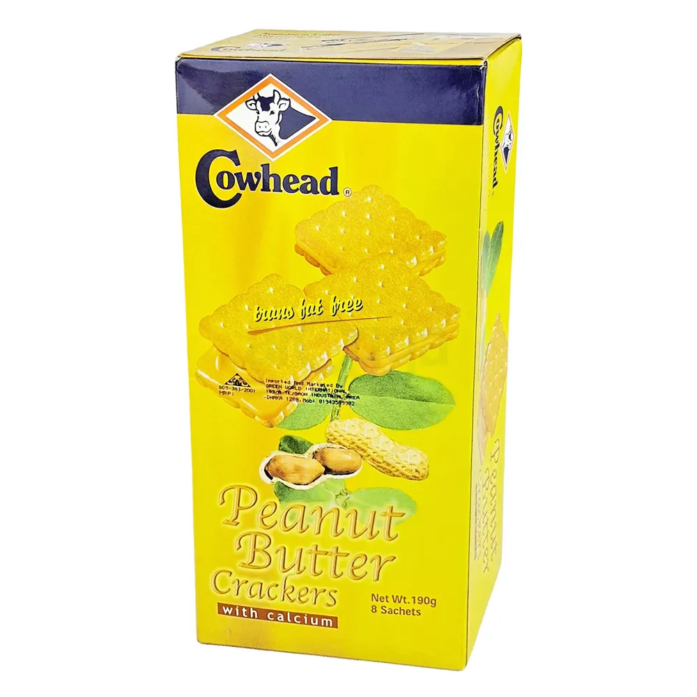 Cowhead Peanut Butter Crackers With Calcium 190gm  