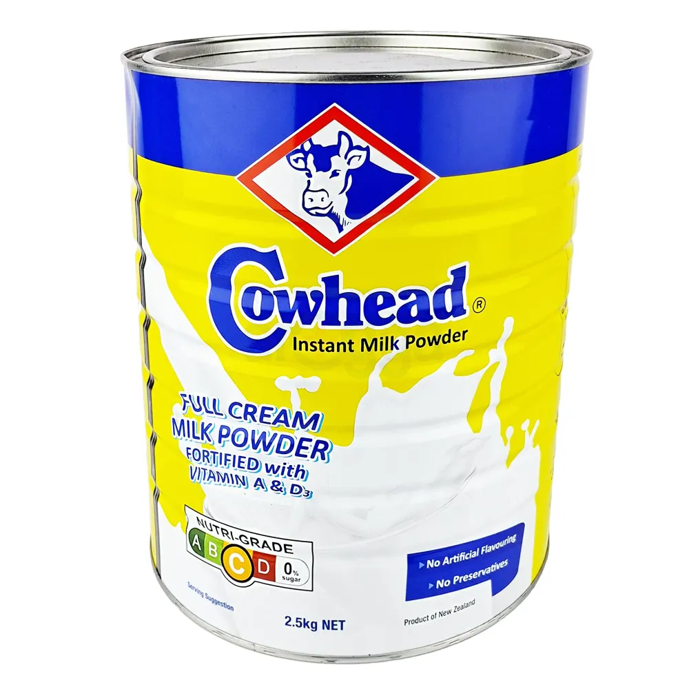 Cowhead Instant Milk Powder Full Cream 2.5kg Tin  
