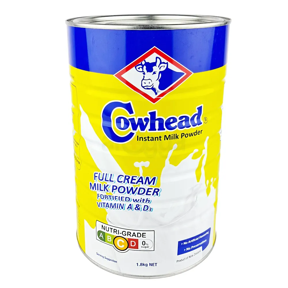 Cowhead Instant Milk Powder Full Cream 1.8kg Tin  