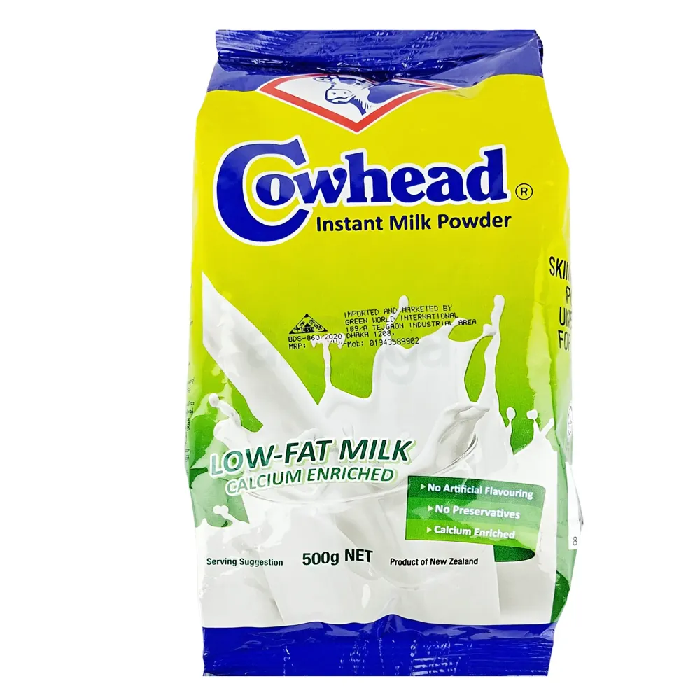 Cowhead Instant Milk Powder Low-Fat Milk Calcium Enriched 500g  