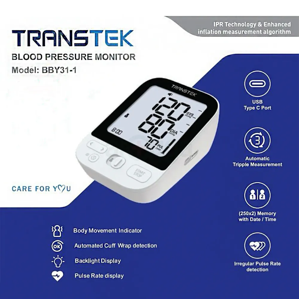 Transtek Blood Pressure Monitor (BBY31-1)  