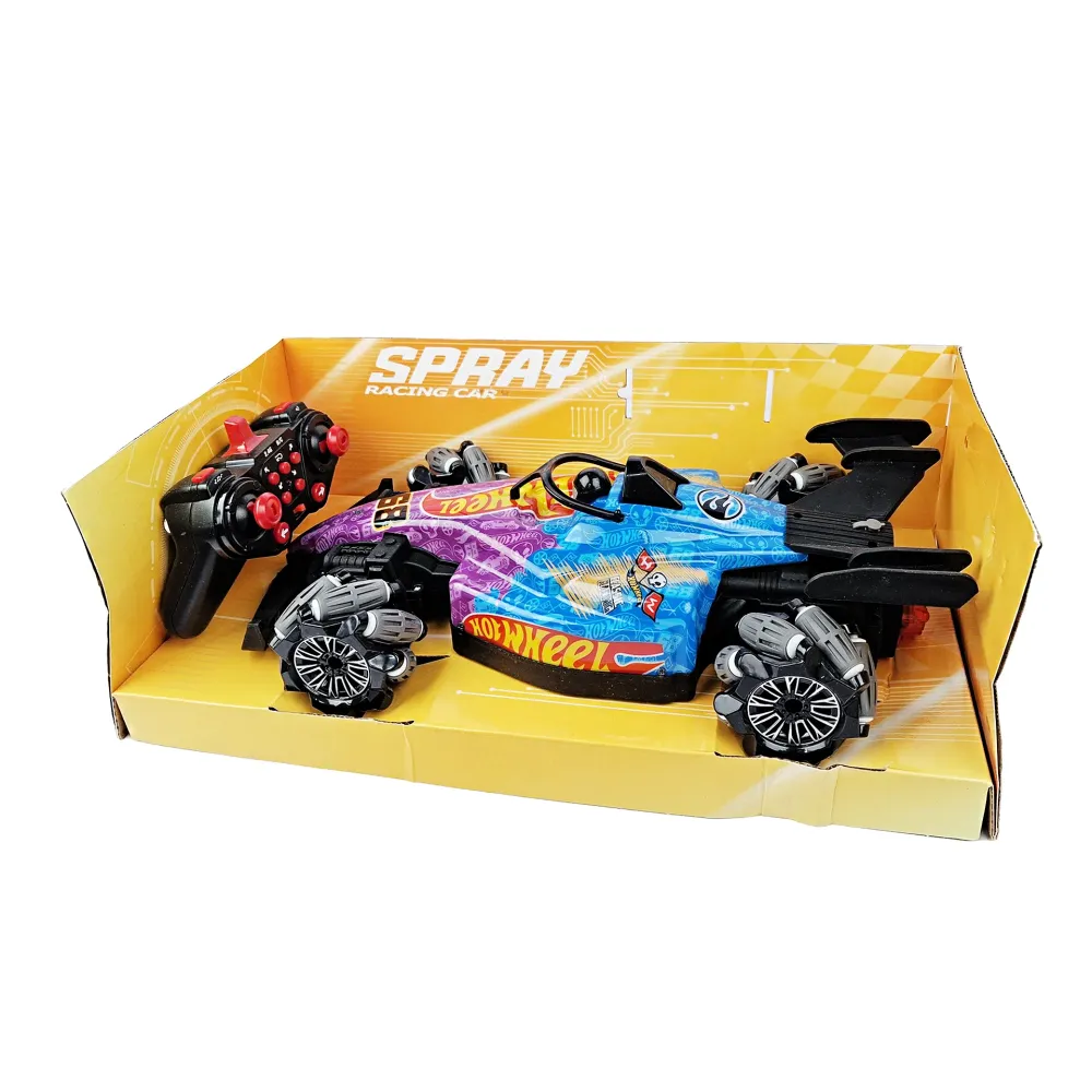 Hot Wheel Remote Control Spray Racing Car Rechargeable  