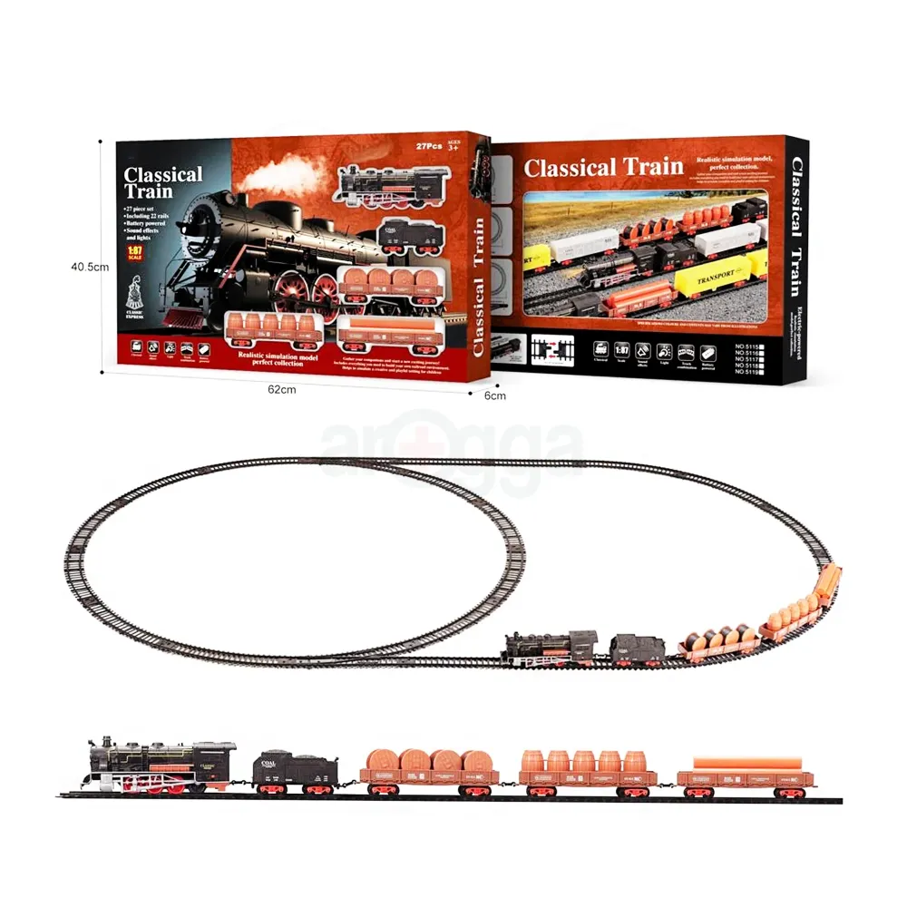Classic Train Pleasant Journey 26 Pcs Set  