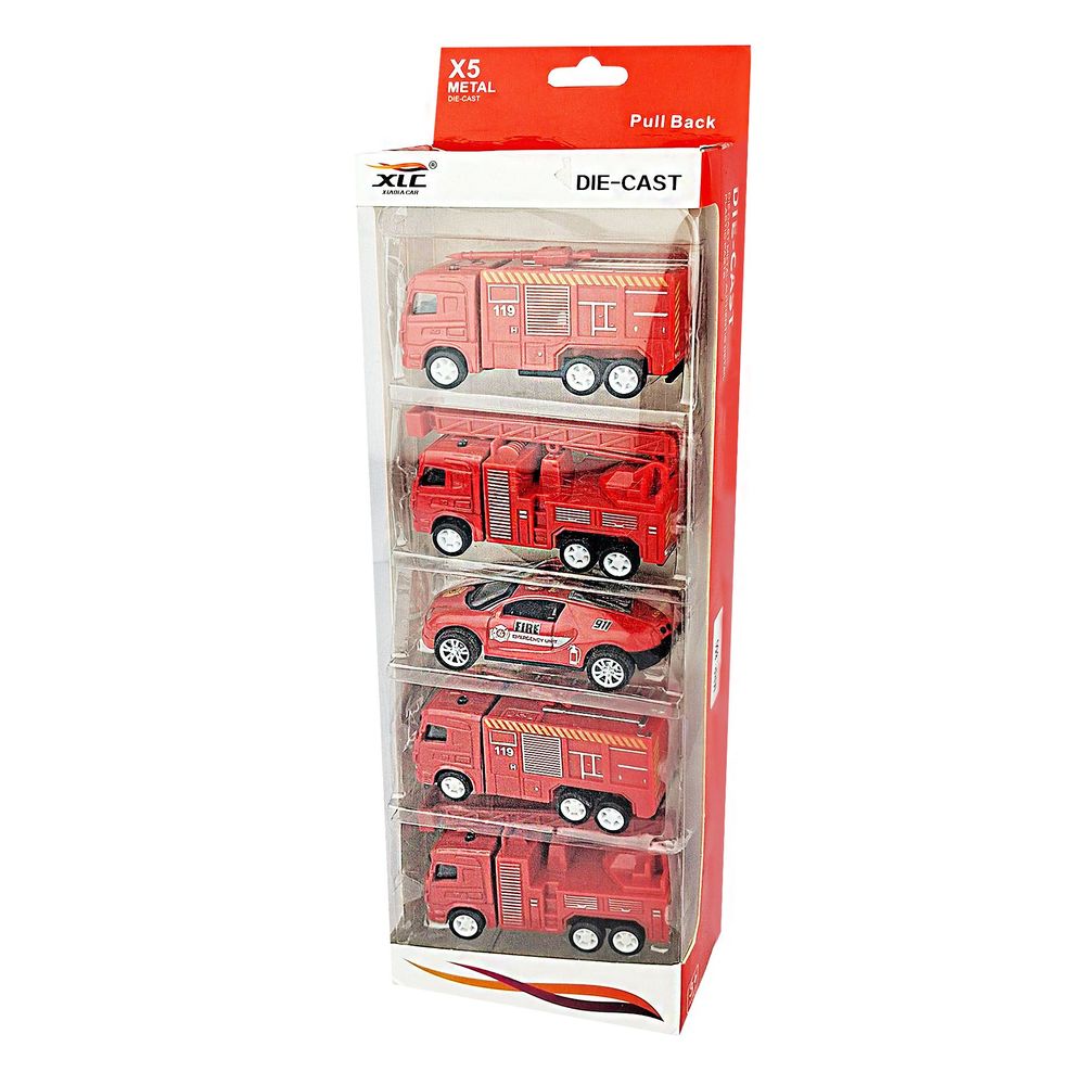 Xiaola Car Die-Cast Metal 5 Pcs Set  