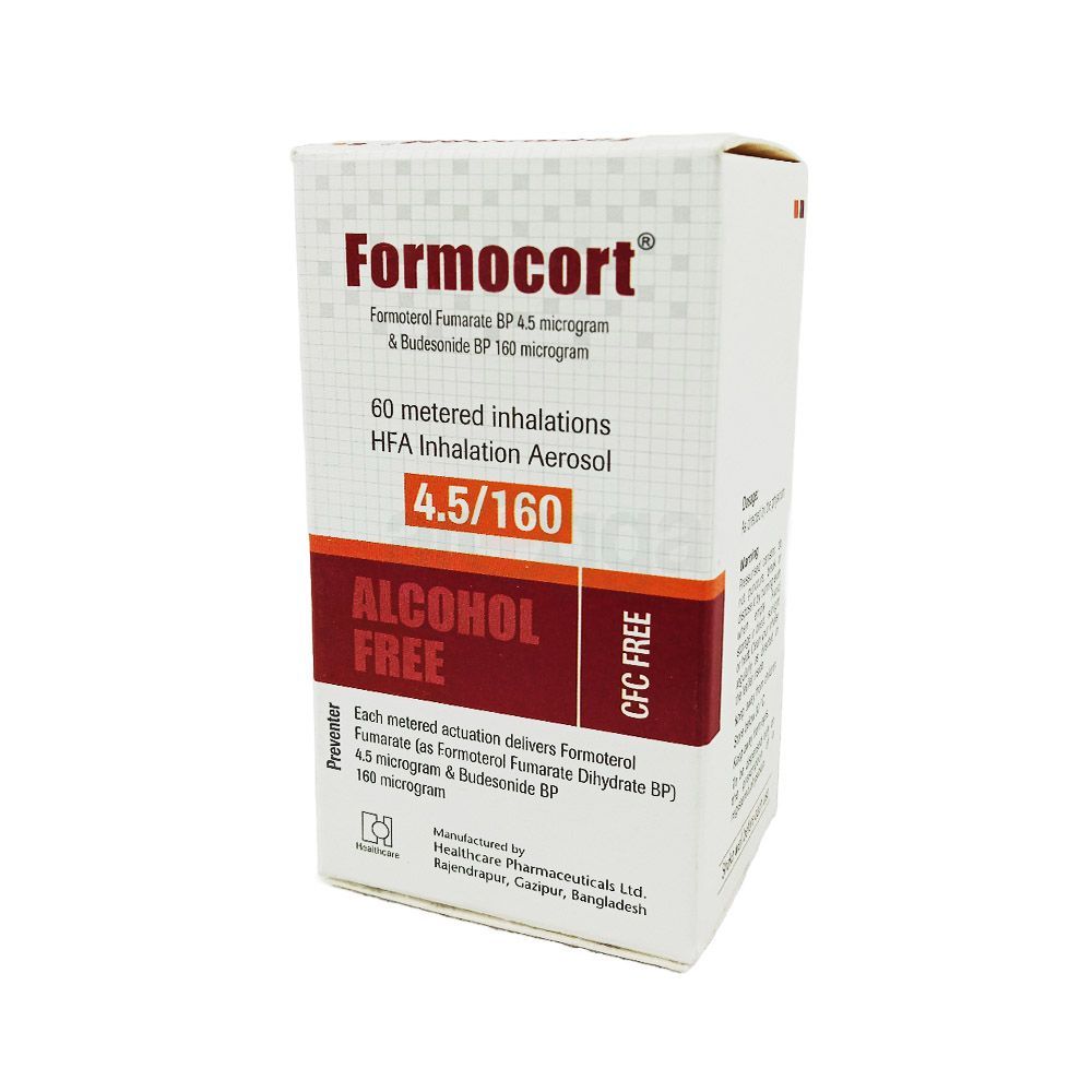 Formocort MDI 4.5/160 160mcg+4.5mcg/Puff Inhaler