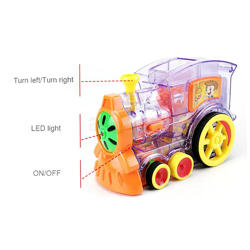 Electric Domino Train Educational Toys  