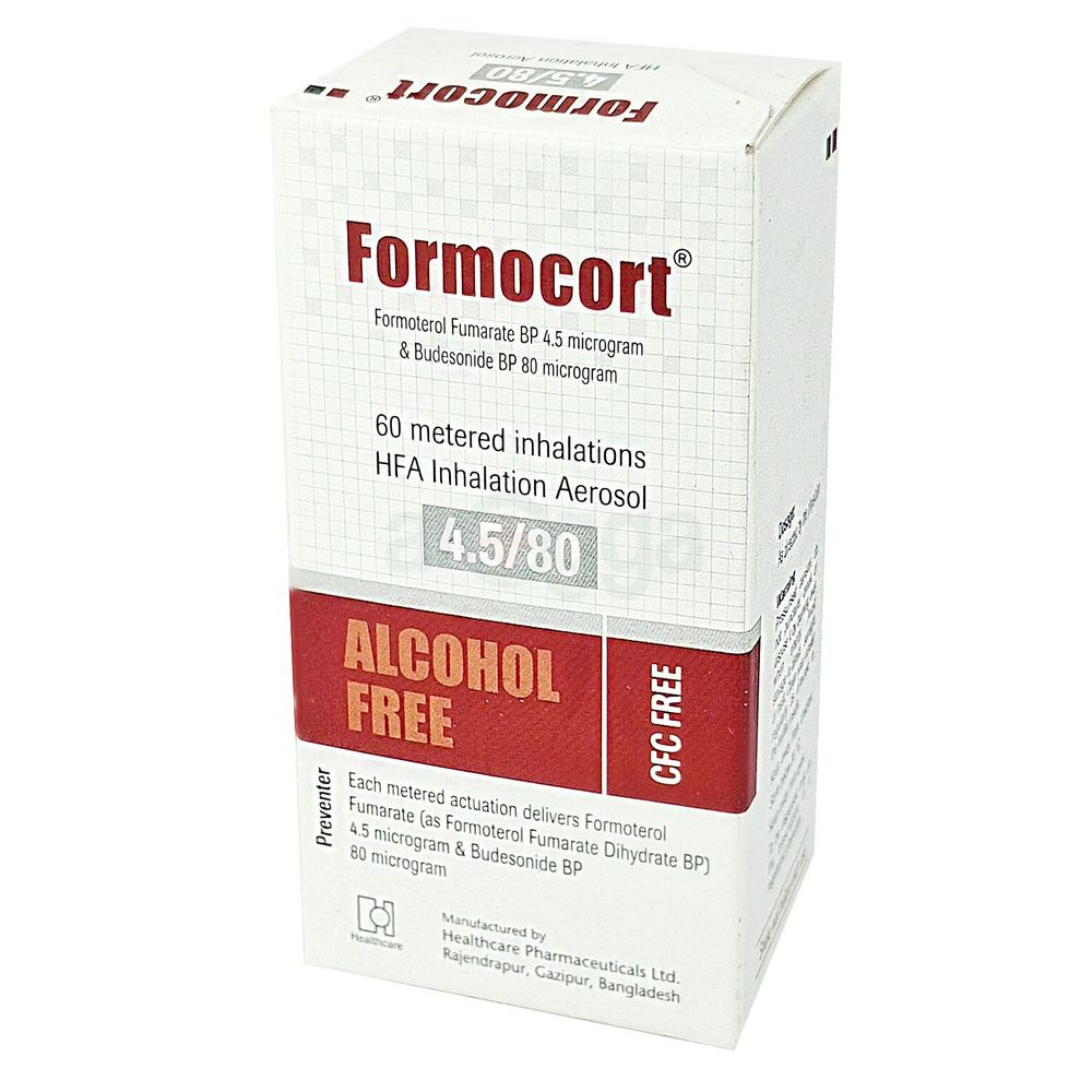 Formocort MDI 4.5/80 80mcg+4.5mcg/Puff Inhaler