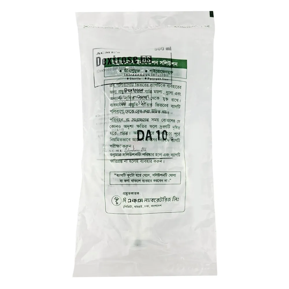 Acme's Dextrose DS 500ml IV 10% infusion